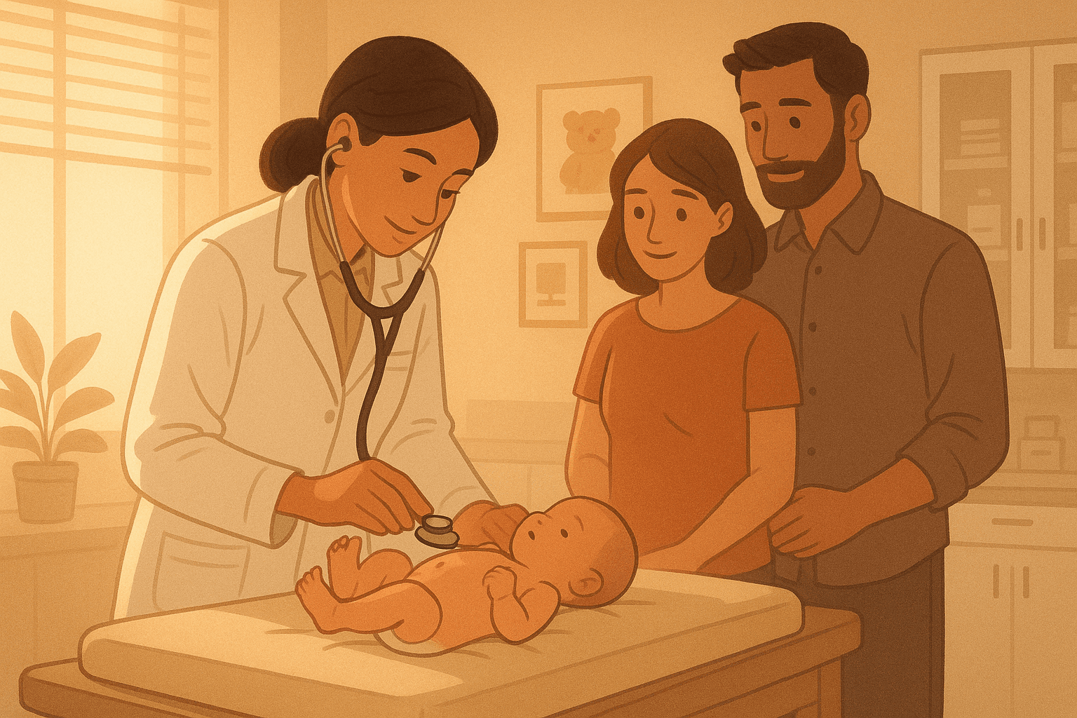 Prvi pregled kod neonatologa – šta roditelji treba da znaju